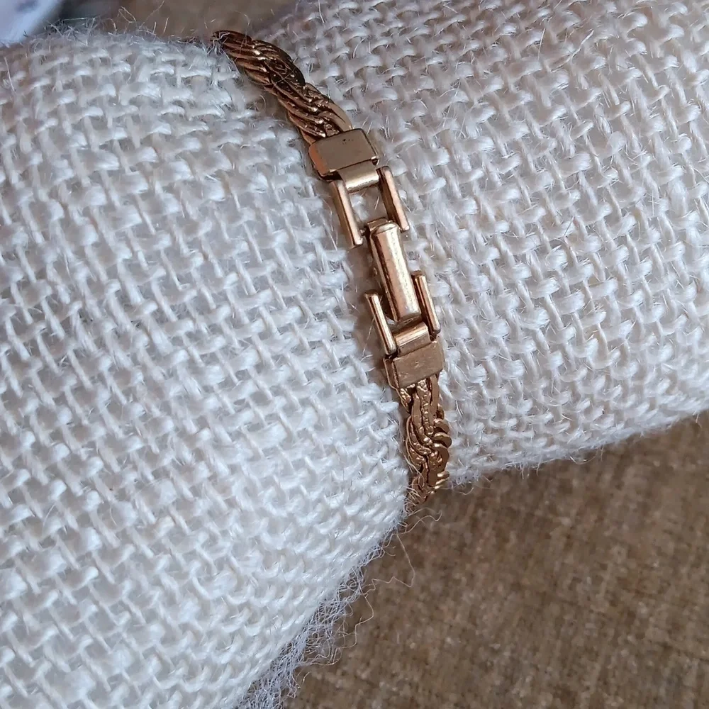 Multi Woven Gold Tone Bracelet - Picture 7 of 8